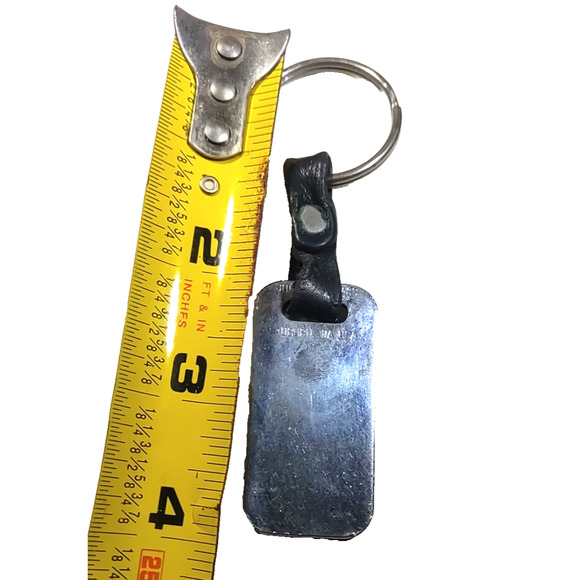 Lexus Keychain Silver Tone Used Auto Transportation Flaw Made USA - Picture 8 of 8